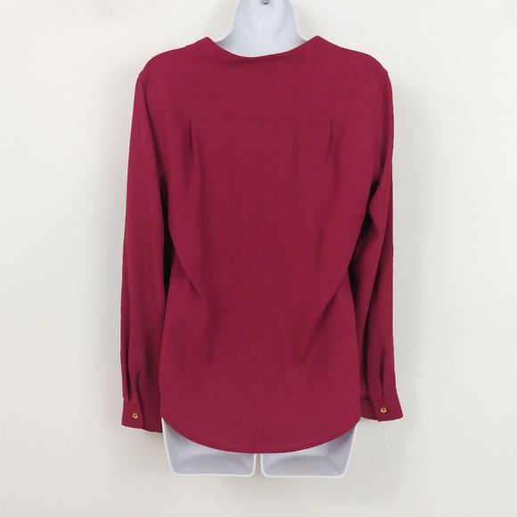 Nine West Women's Long-Sleeve Crepe Top - Picture 3 of 5